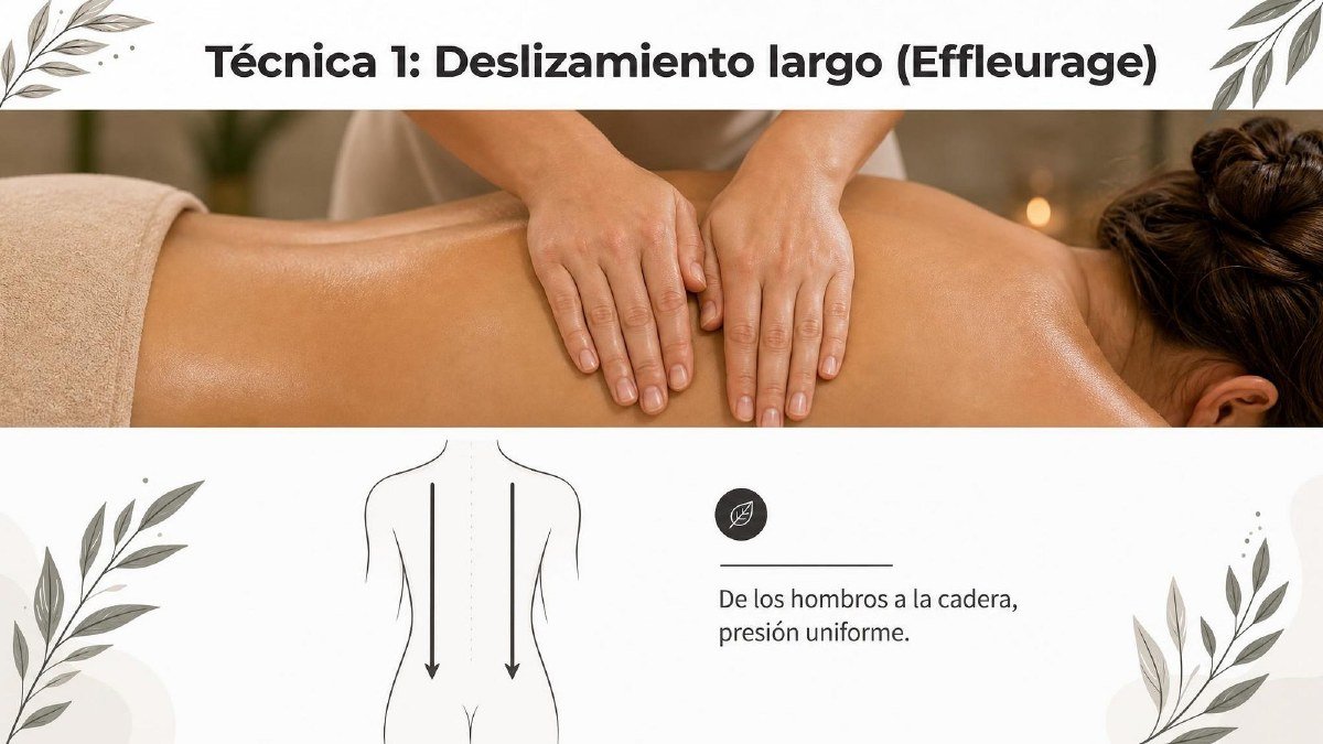 Técnica de masaje para parejas
